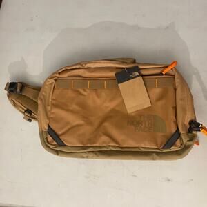 NWT The North Face Base Camp Voyager Sling Backpack Tan Almond Butter